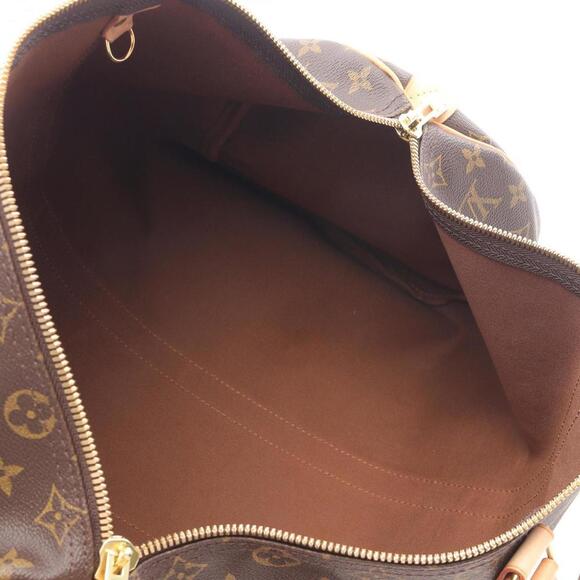 LOUIS VUITTON Brown Monogram Leather Boston Bag - Picture 3 of 10